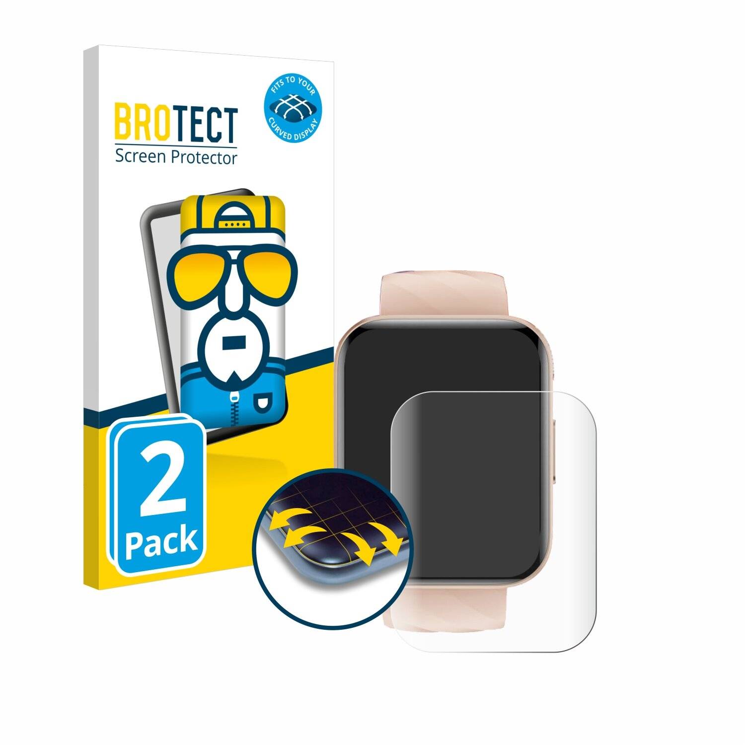 2x BROTECT Flex Full-Screen Folie für RUIMEN
