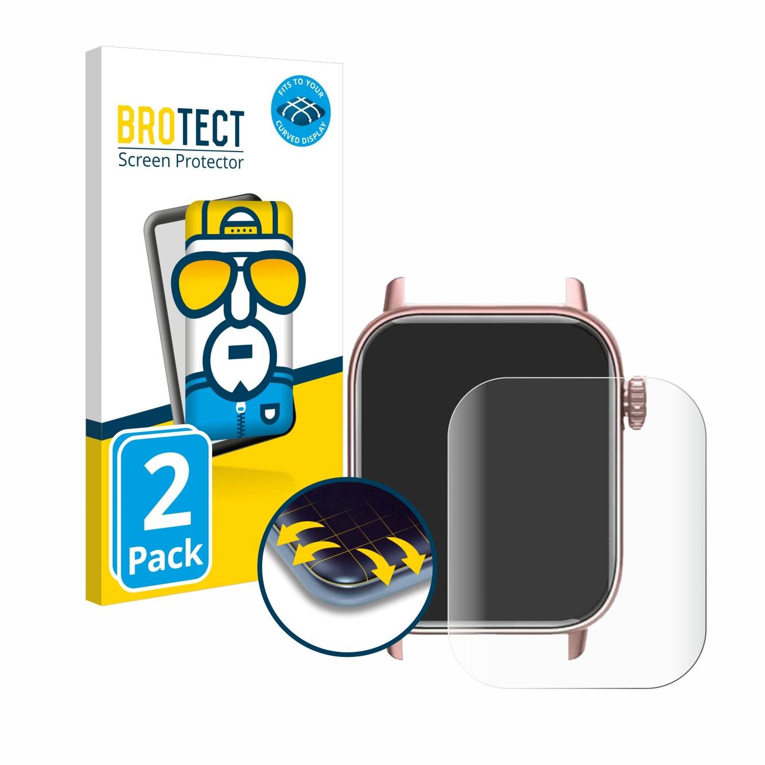 2x BROTECT Flex Full-Screen Folie für Banlvs