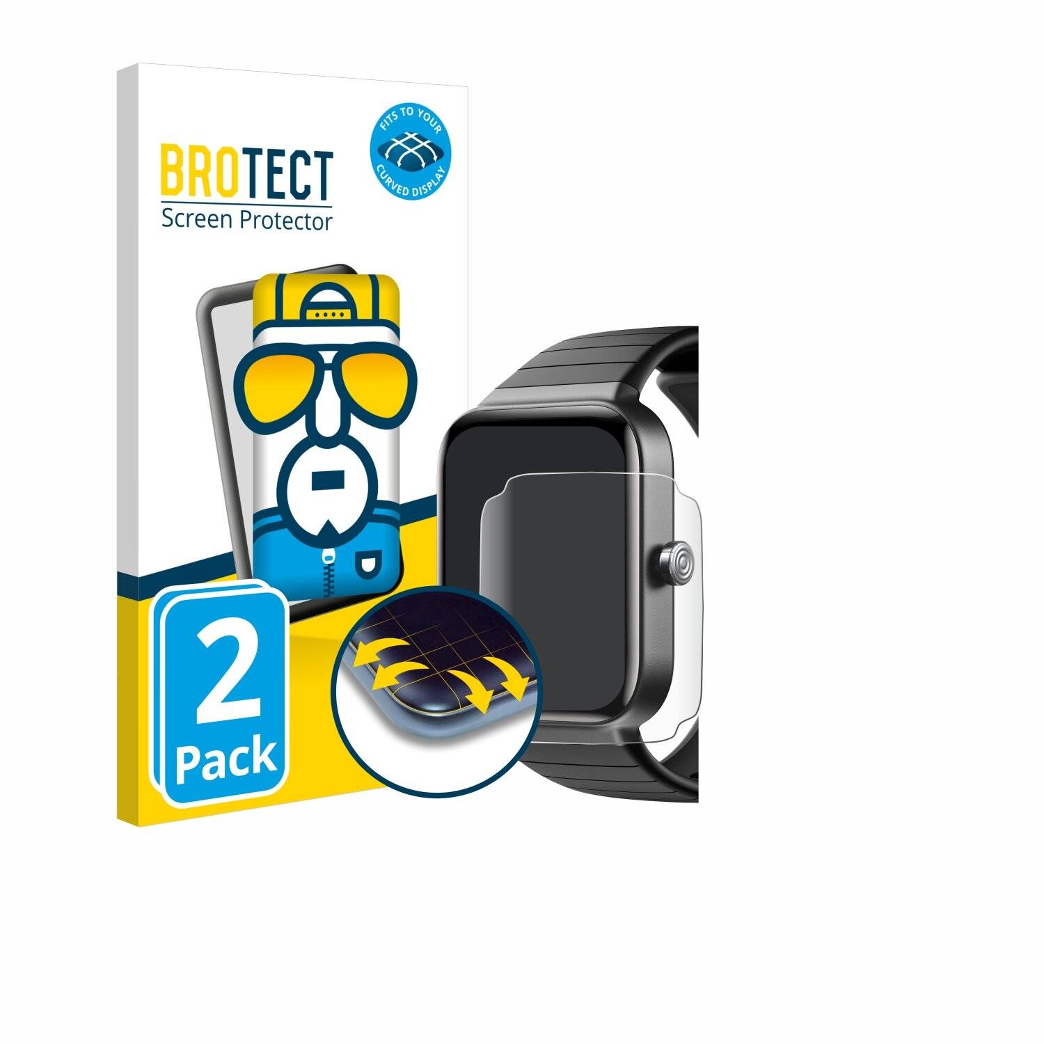 2x BROTECT Flex Full-Screen Folie für aeac 13