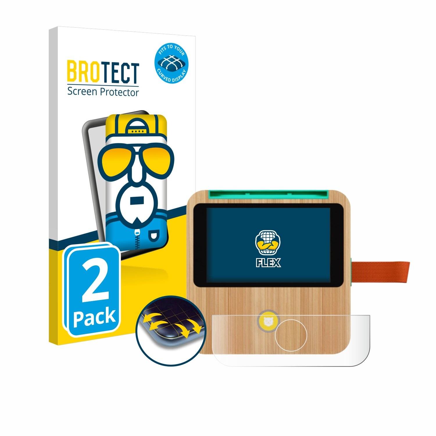 2x BROTECT Flex Full-Screen Folie für tigerbox TOUCH
