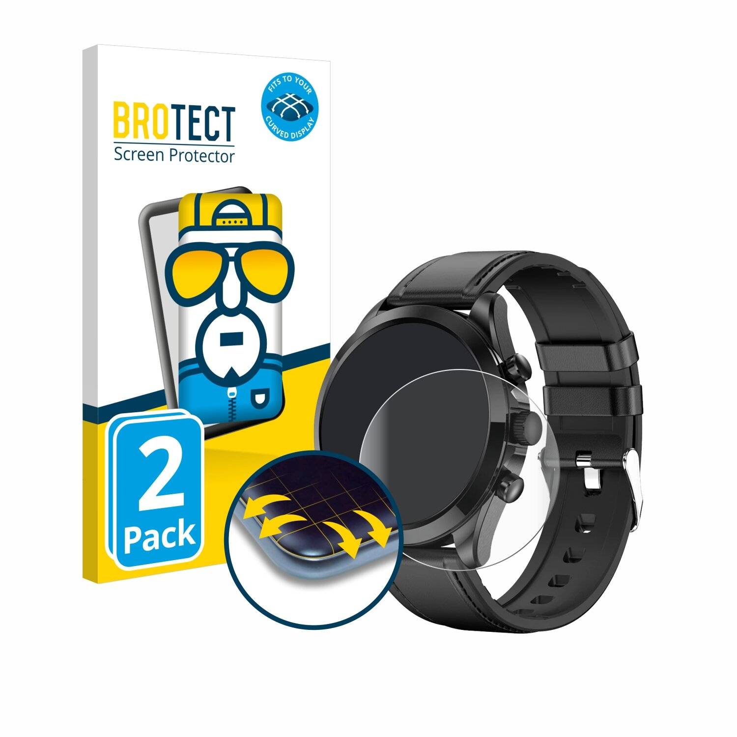 2x BROTECT Flex Full-Screen Folie für Königsthal E3