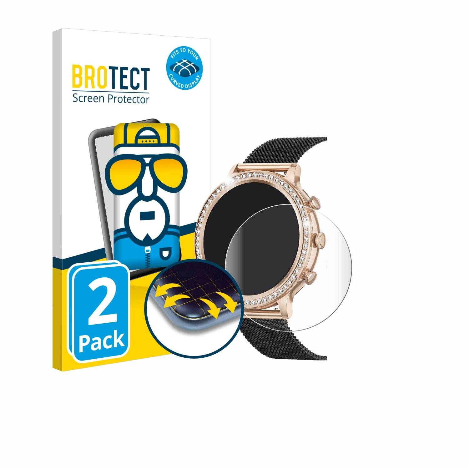 2x BROTECT Flex Full-Screen Folie für Xinghesf i70