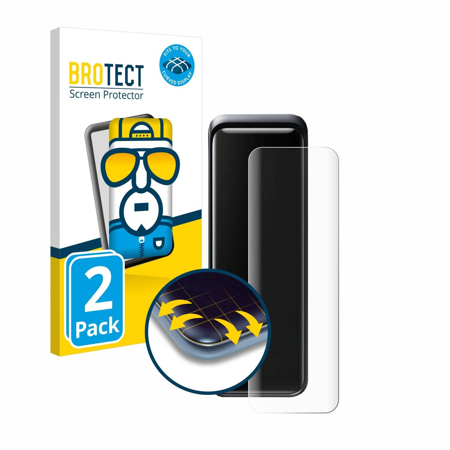 2x BROTECT Flex Full-Screen Folie für Anker Prime