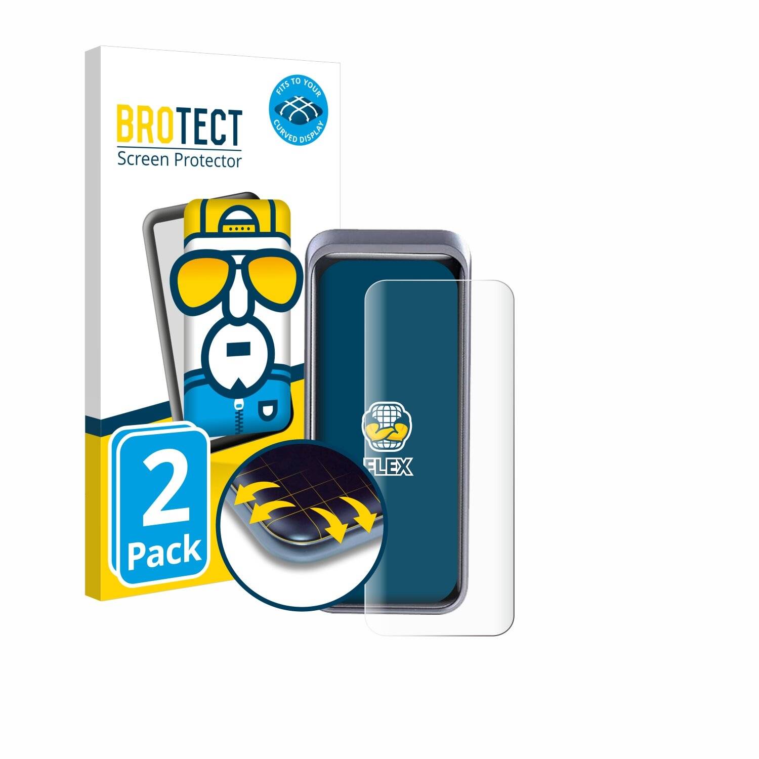 2x BROTECT Flex Full-Screen Folie für Anker Prime