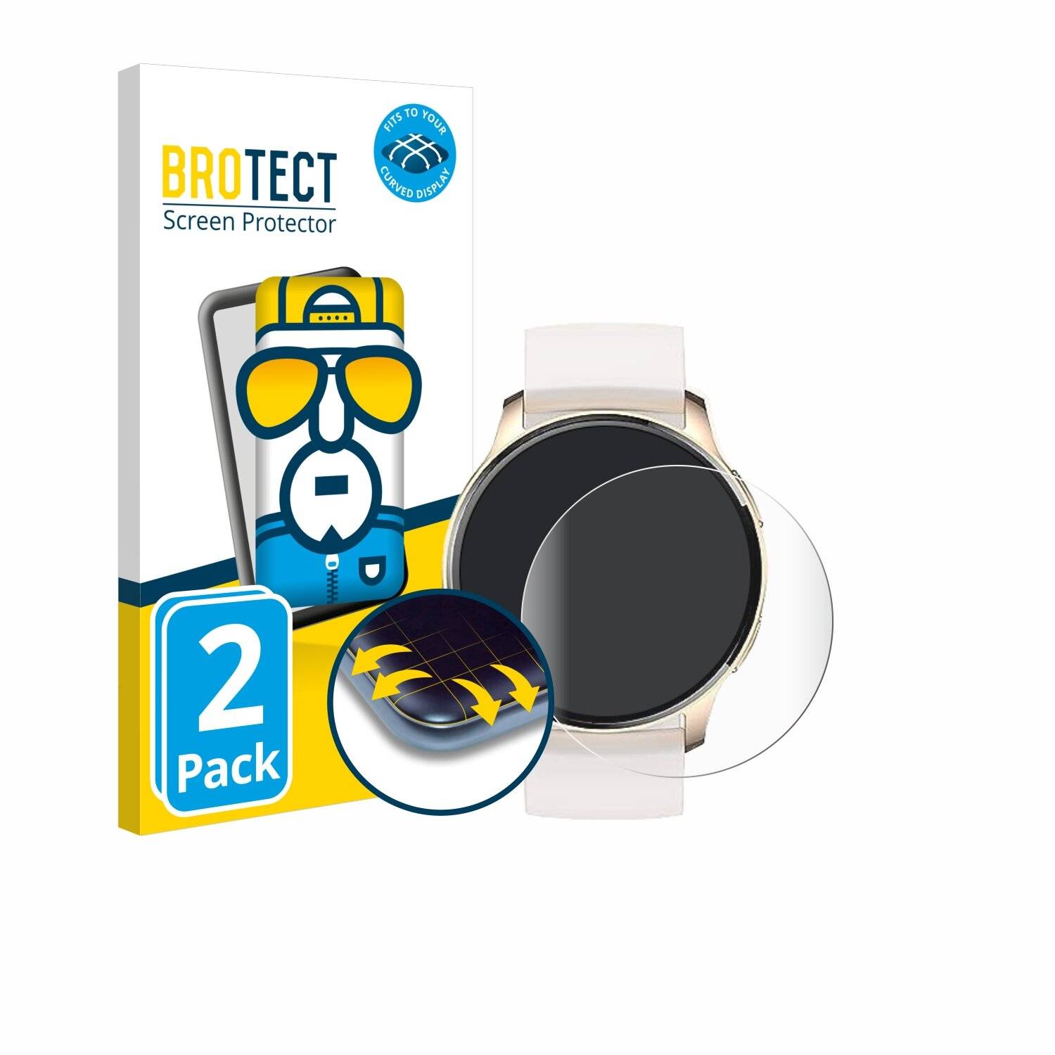 2x BROTECT Flex Full-Screen Folie für Iaret I50