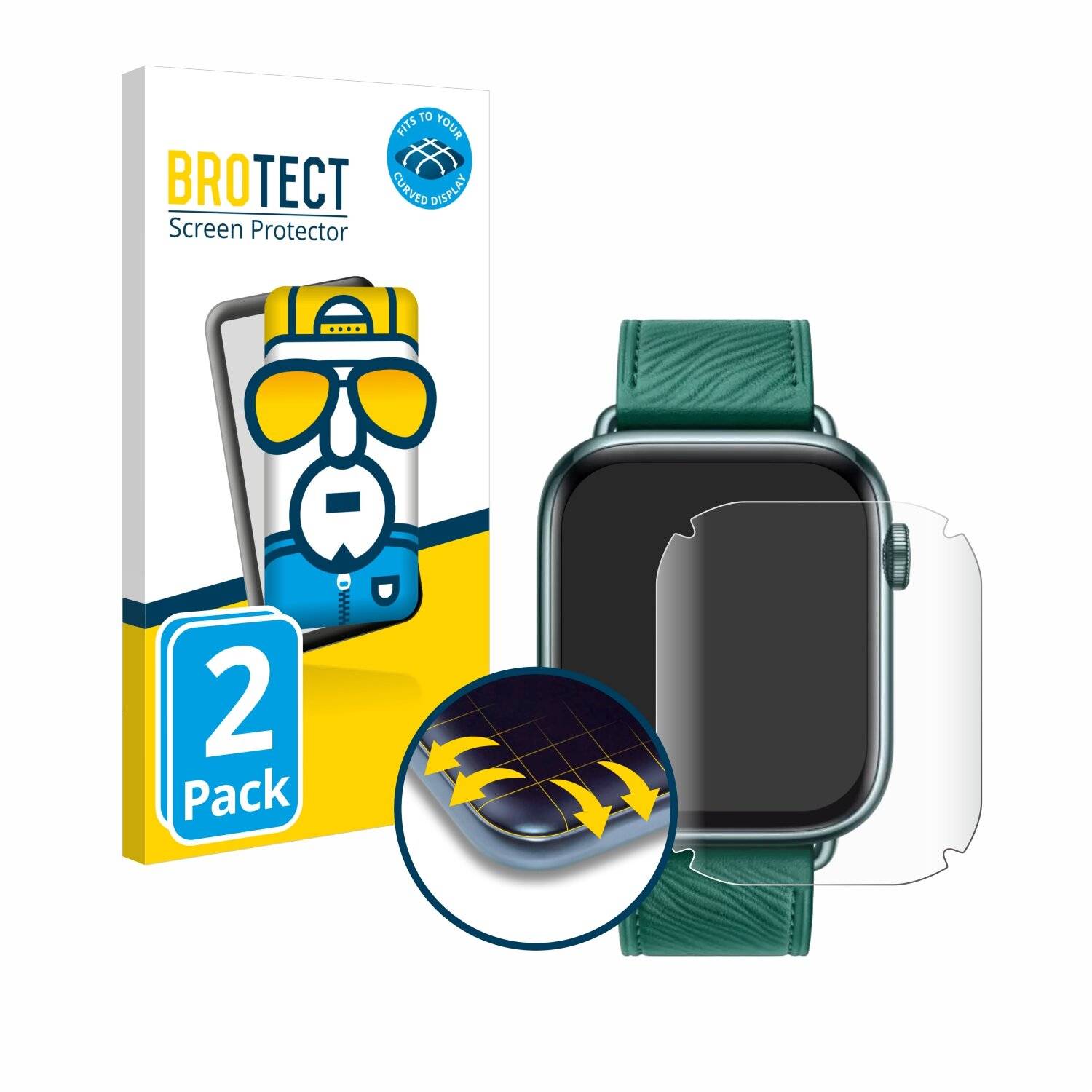 2x BROTECT Flex Full-Screen Folie für Honor Watch