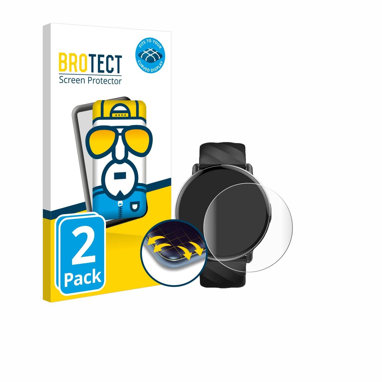2x BROTECT Flex Full-Screen Folie für OWMSIC S51