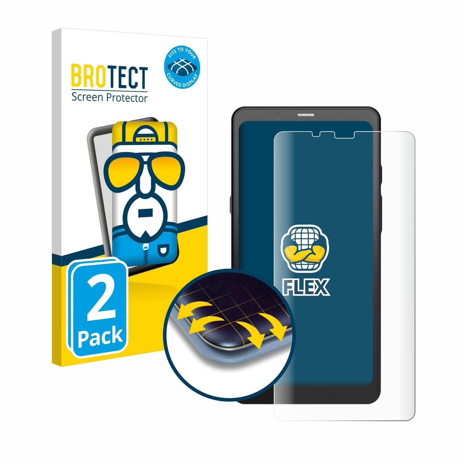 2x BROTECT Flex Full-Screen Folie für Onyx Boox Palma