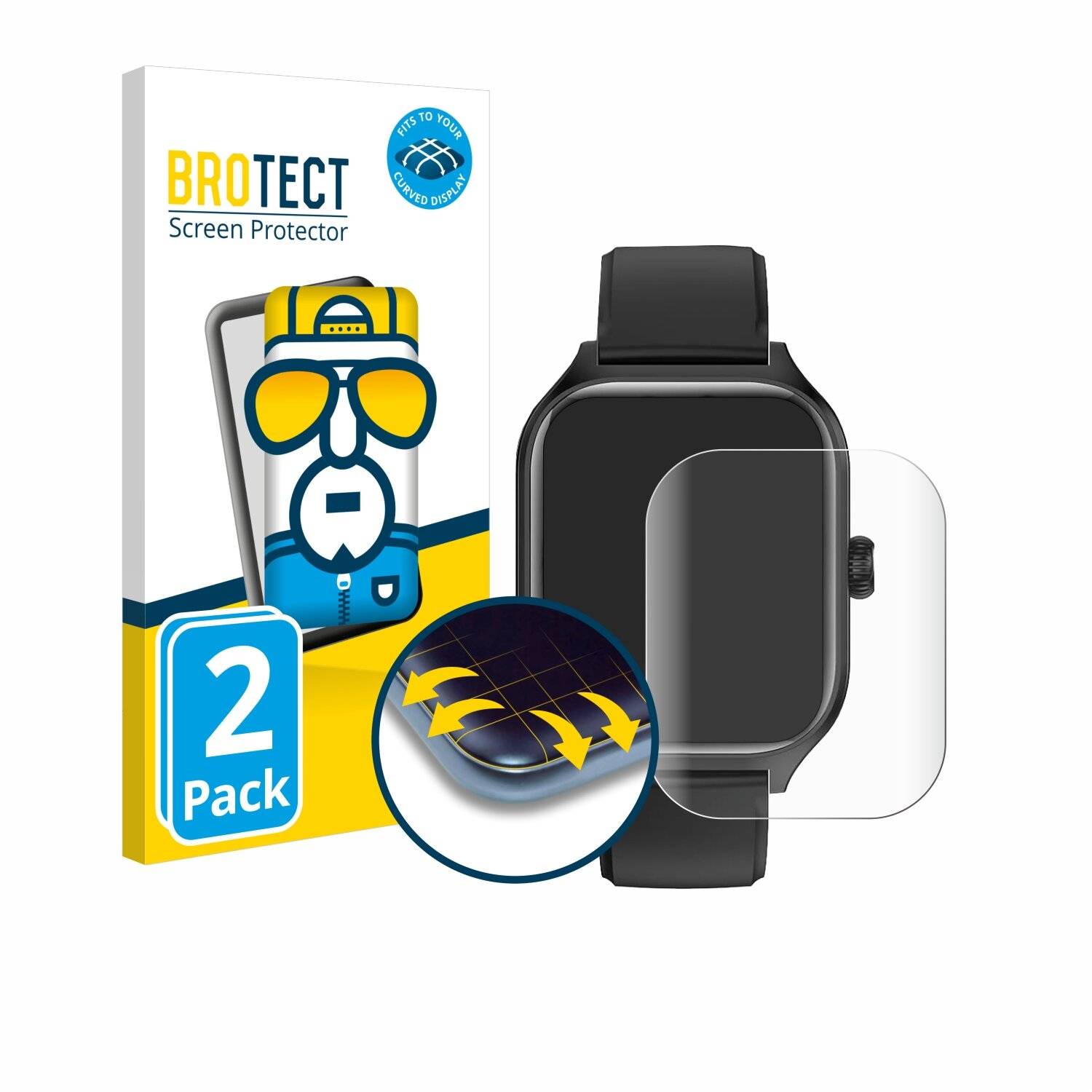 2x BROTECT Flex Full-Screen Folie für LITEYPP