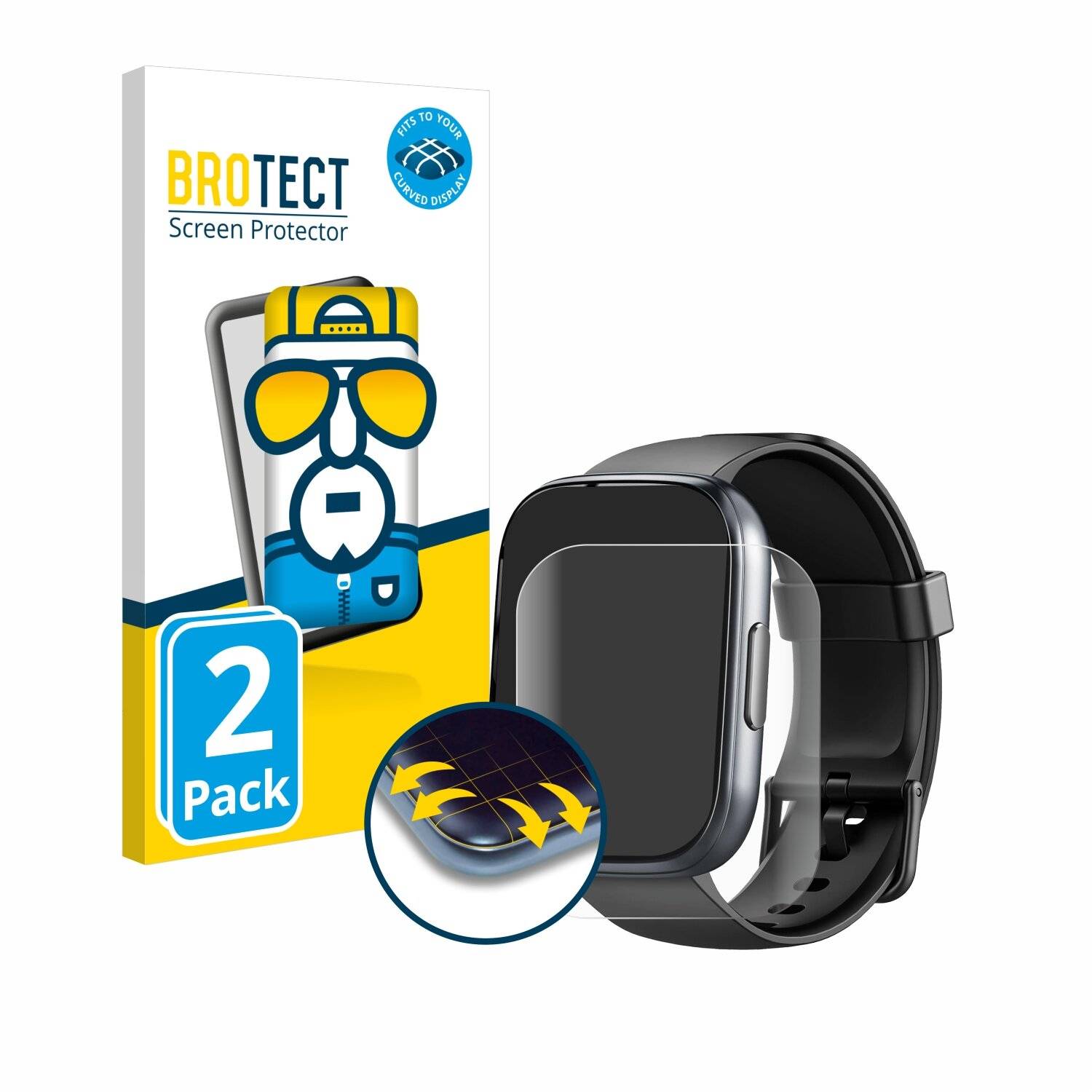 2x BROTECT Flex Full-Screen Folie für Cillso T80