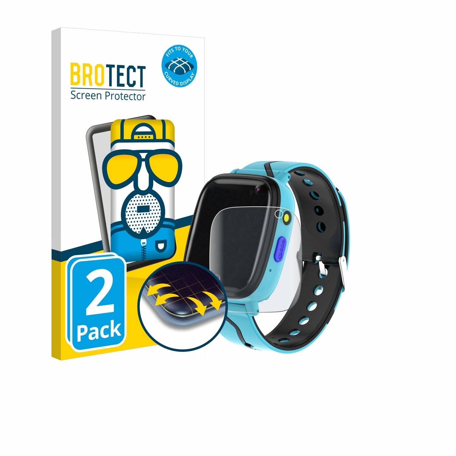 2x BROTECT Flex Matt Full-Screen Folie für Bauisan