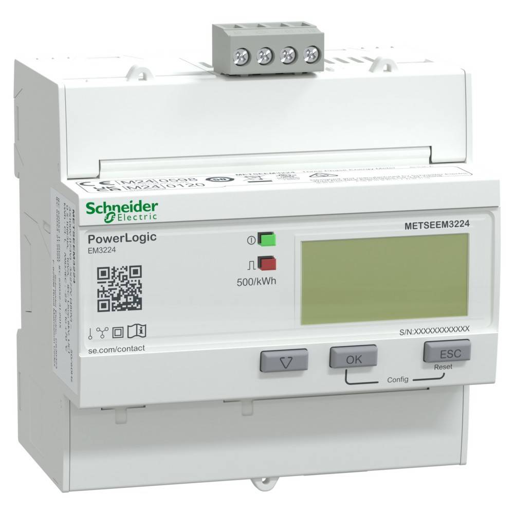 Schneider Electric Energiezähler EM3224, 3 METSEEM3224
