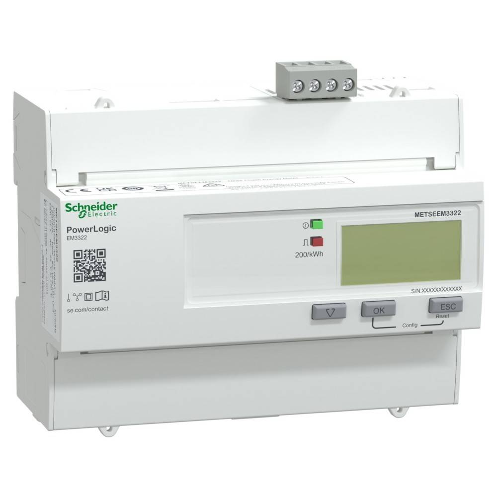 Schneider Electric Energiezähler EM3322, 3 METSEEM3322