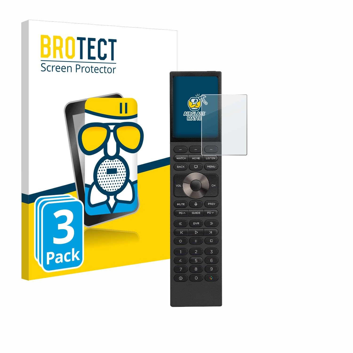 3x BROTECT AirGlass Matt Glas Panzer Folie für Control 4 Halo
