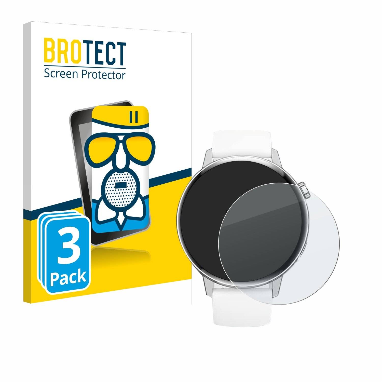 3x BROTECT AirGlass Matt Glas Panzer Folie für Swgota I39H