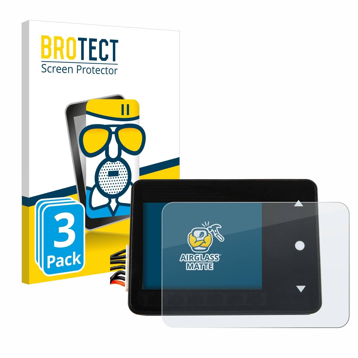 3x BROTECT AirGlass Matt Glas Panzer Folie für Spektrum Smart Technology