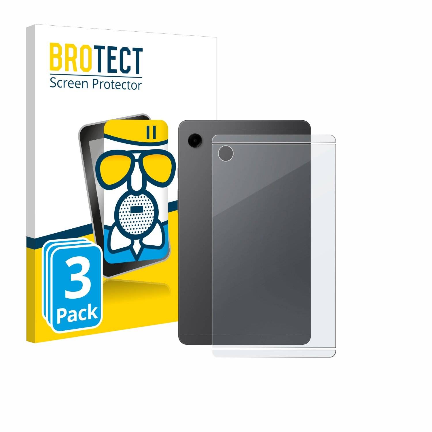 3x BROTECT AirGlass Matt Glas Panzer Folie für Samsung Galaxy Tab A9 LTE