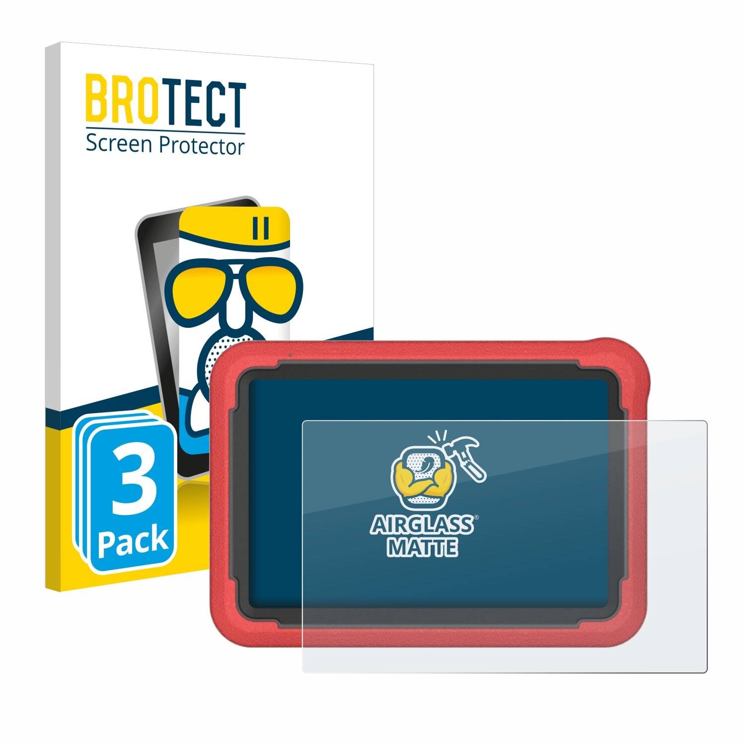 3x BROTECT AirGlass Matt Glas Panzer Folie für Launch X-431 ProV5 2023
