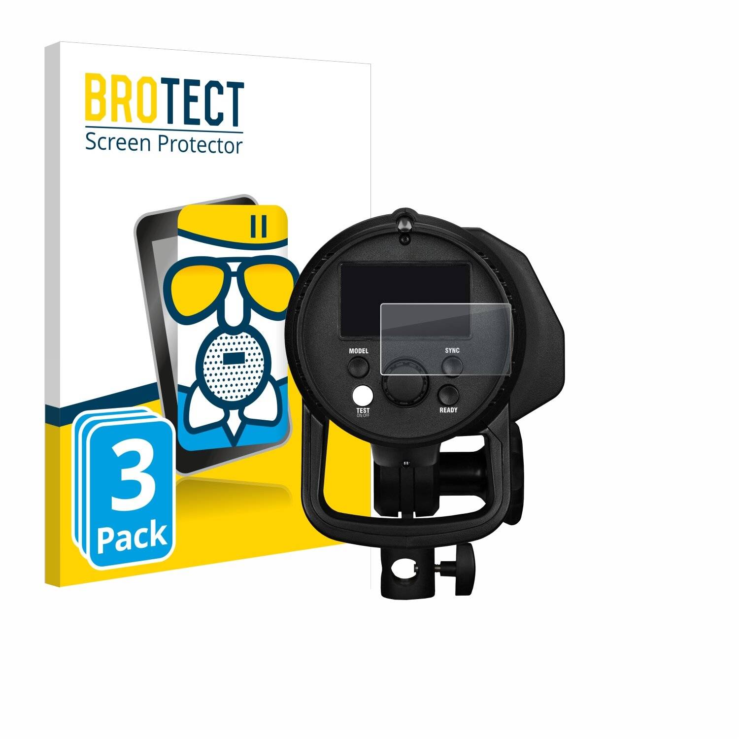 3x BROTECT AirGlass Matt Glas Panzer Folie für Profoto
