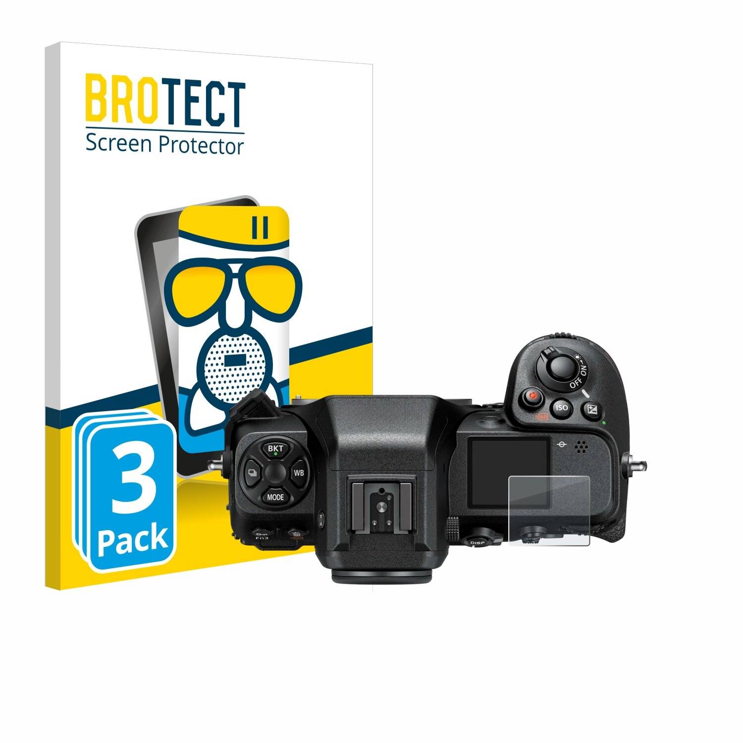 3x BROTECT AirGlass Matt Glas Panzer Folie für Nikon Z 8