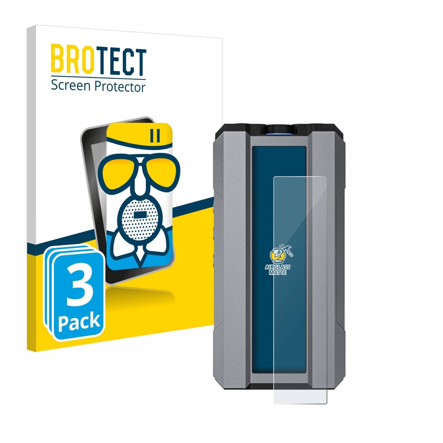 3x BROTECT AirGlass Matt Glas Panzer Folie für FiiO