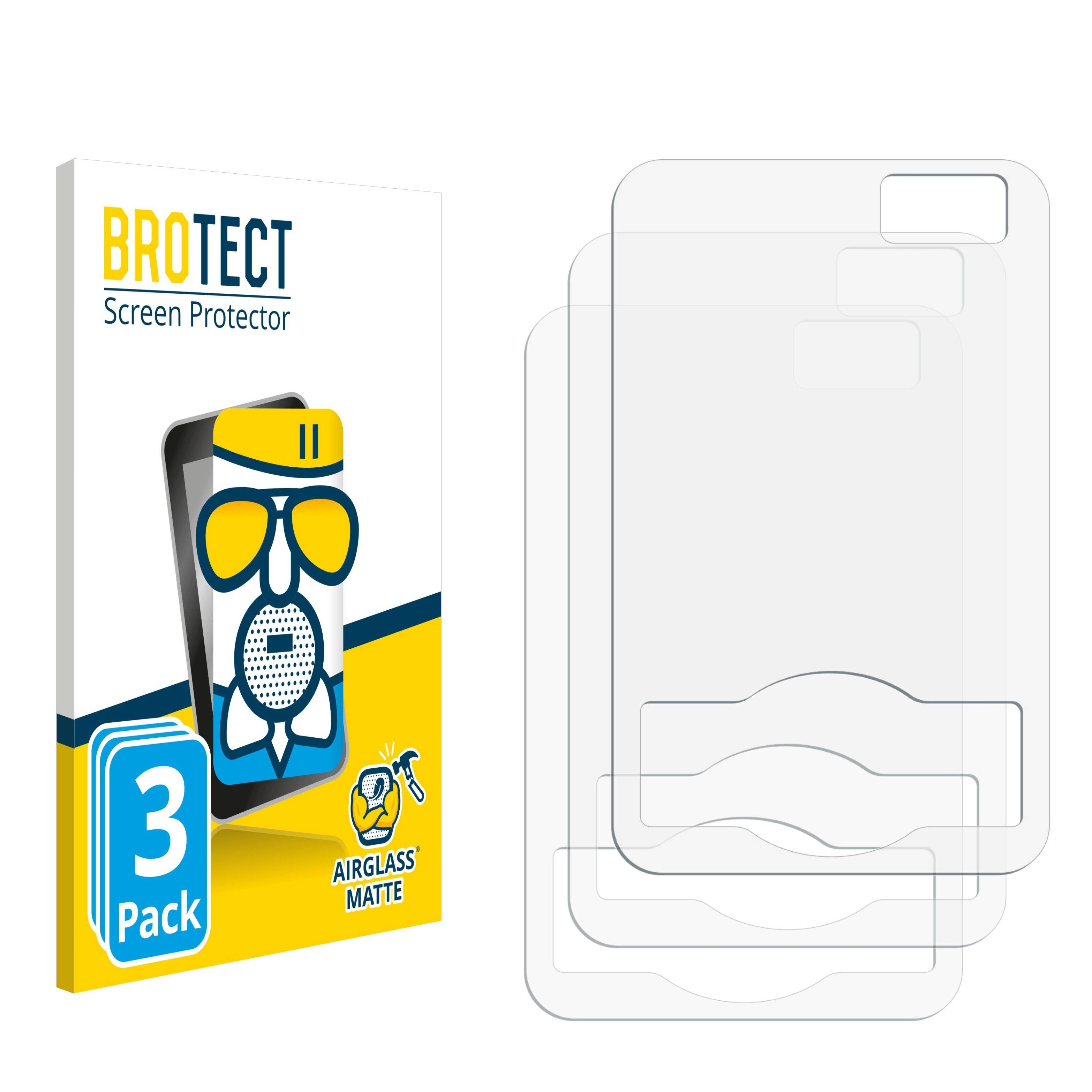 3x BROTECT AirGlass Matt Glas Panzer Folie für Oelmann