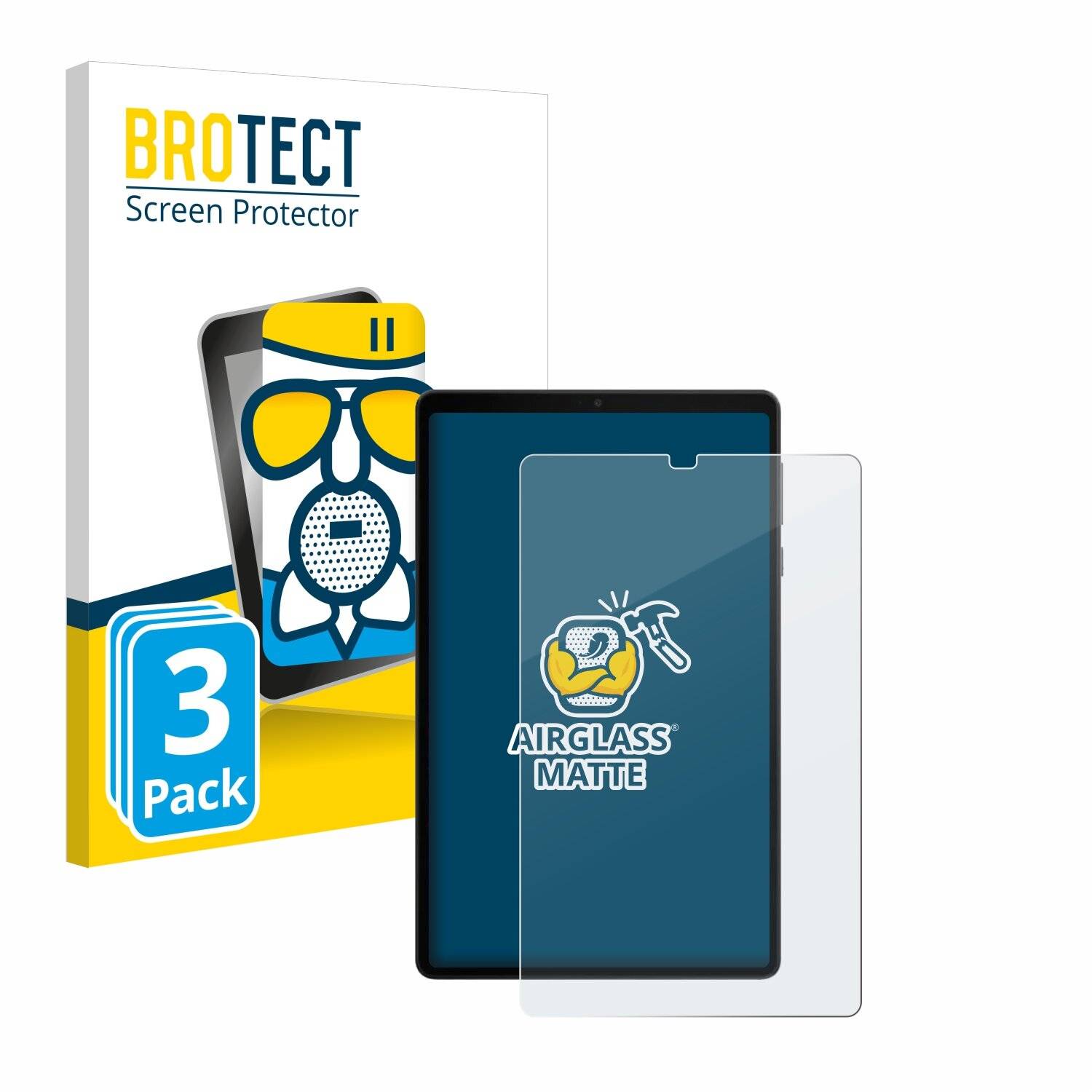 3x BROTECT AirGlass Matt Glas Panzer Folie für Lenovo Legion