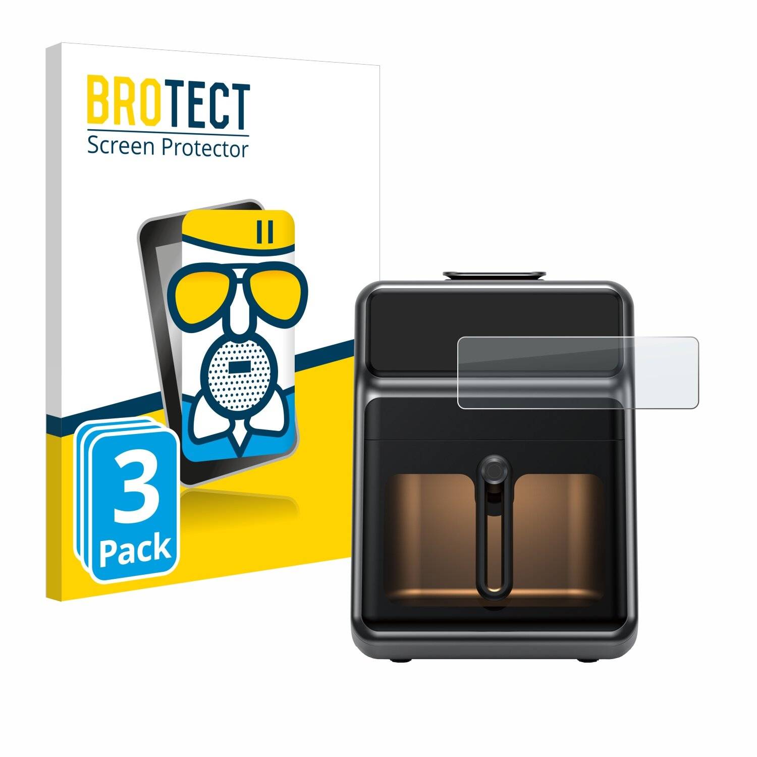 3x BROTECT AirGlass Matt Glas Panzer Folie für Dreo