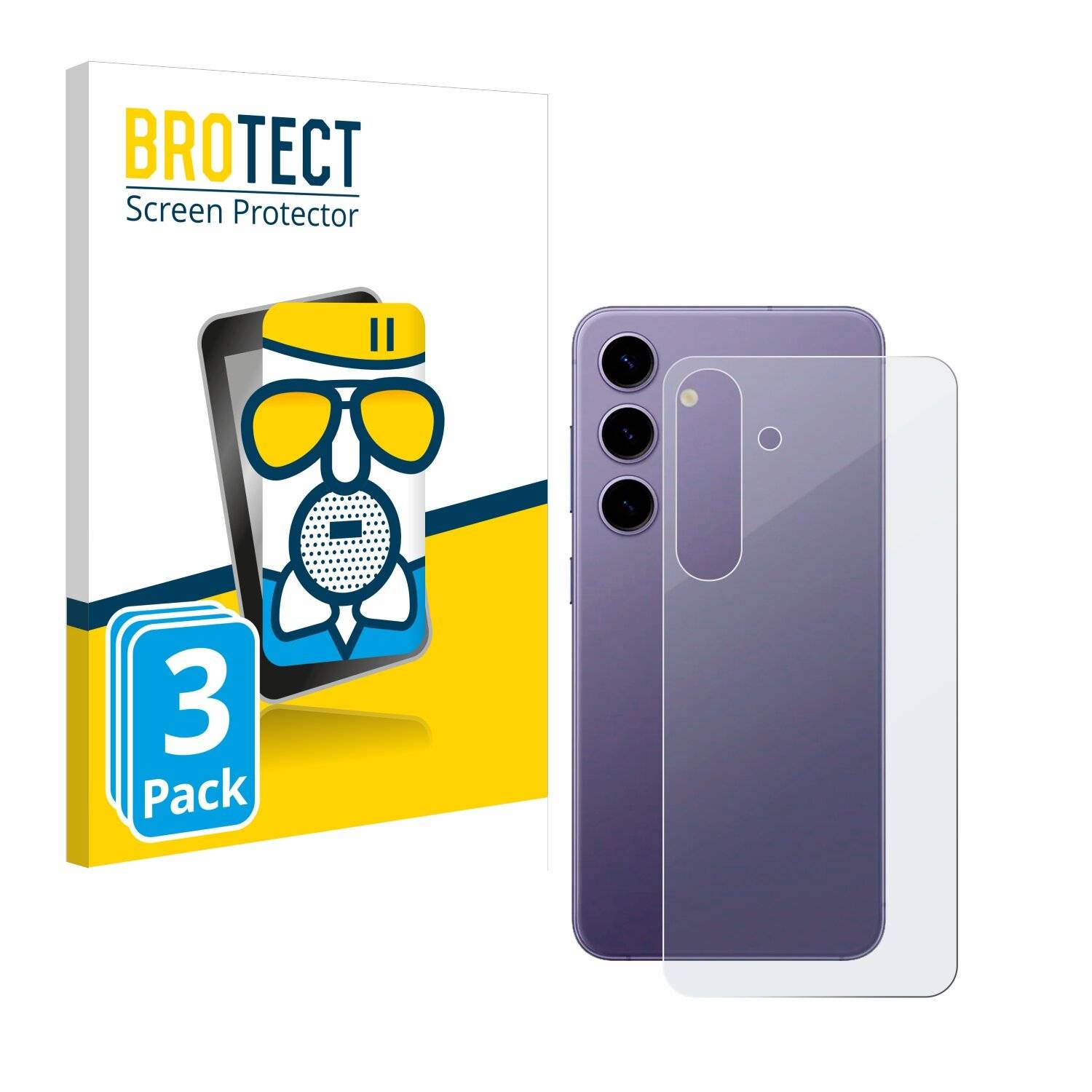 3x BROTECT AirGlass Matt Glas Panzer Folie für Samsung Galaxy S24 Enterprise Edition