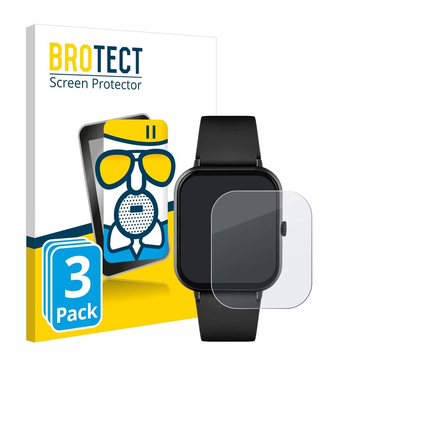 3x BROTECT AirGlass Matt Glas Panzer Folie für Reflex Active Series
