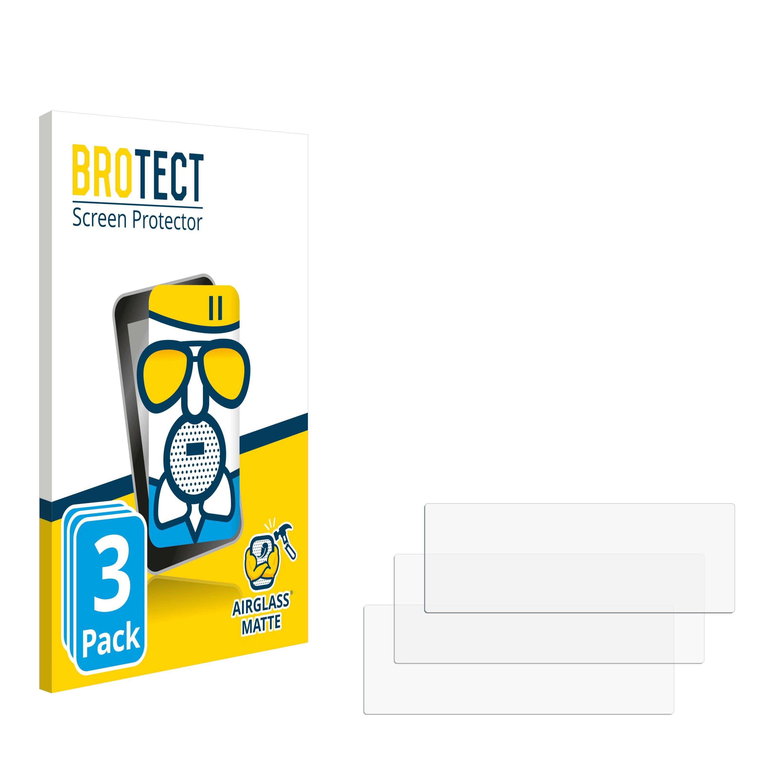 3x BROTECT AirGlass Matt Glas Panzer Folie für Faderfox