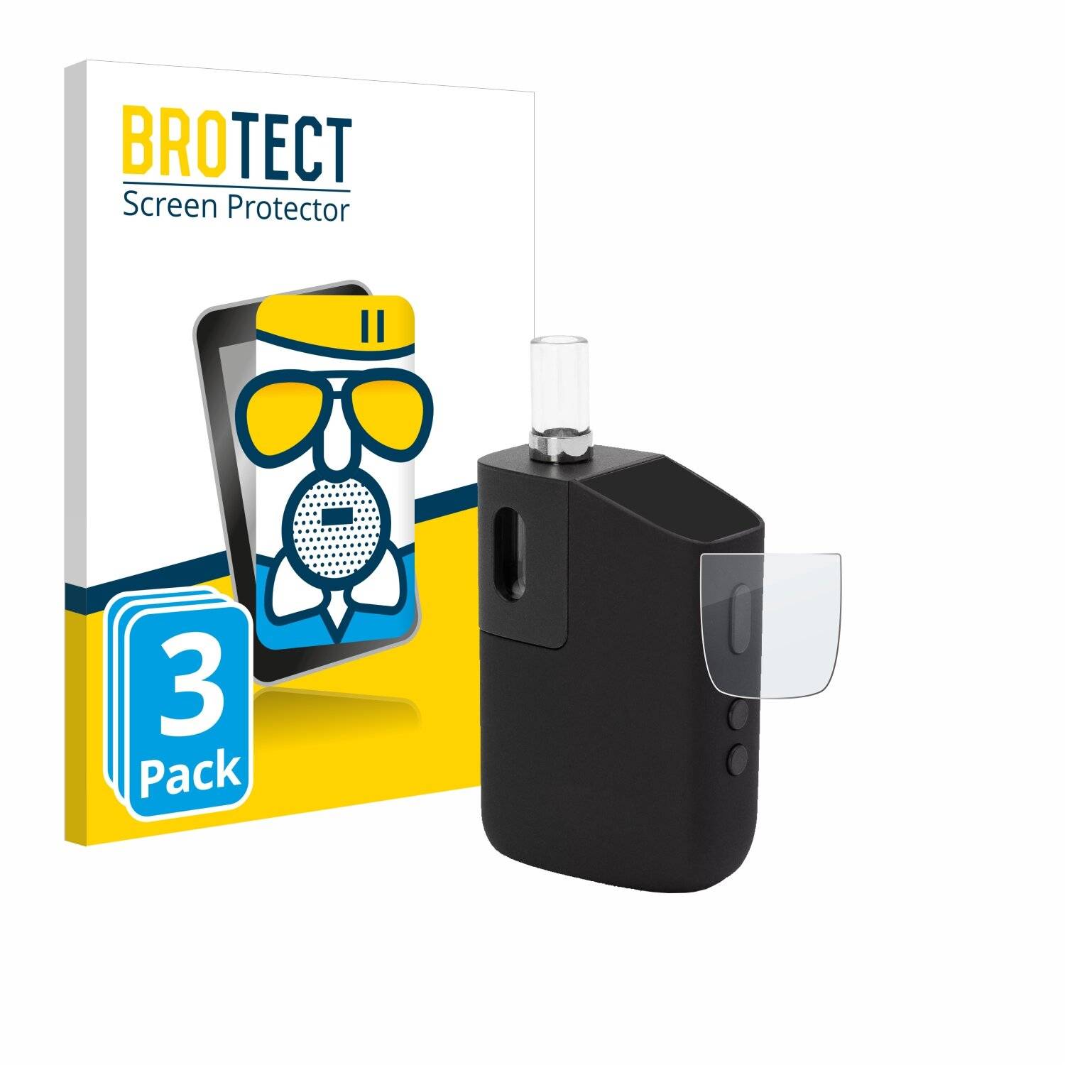 3x BROTECT AirGlass Matt Glas Panzer Folie für Smono