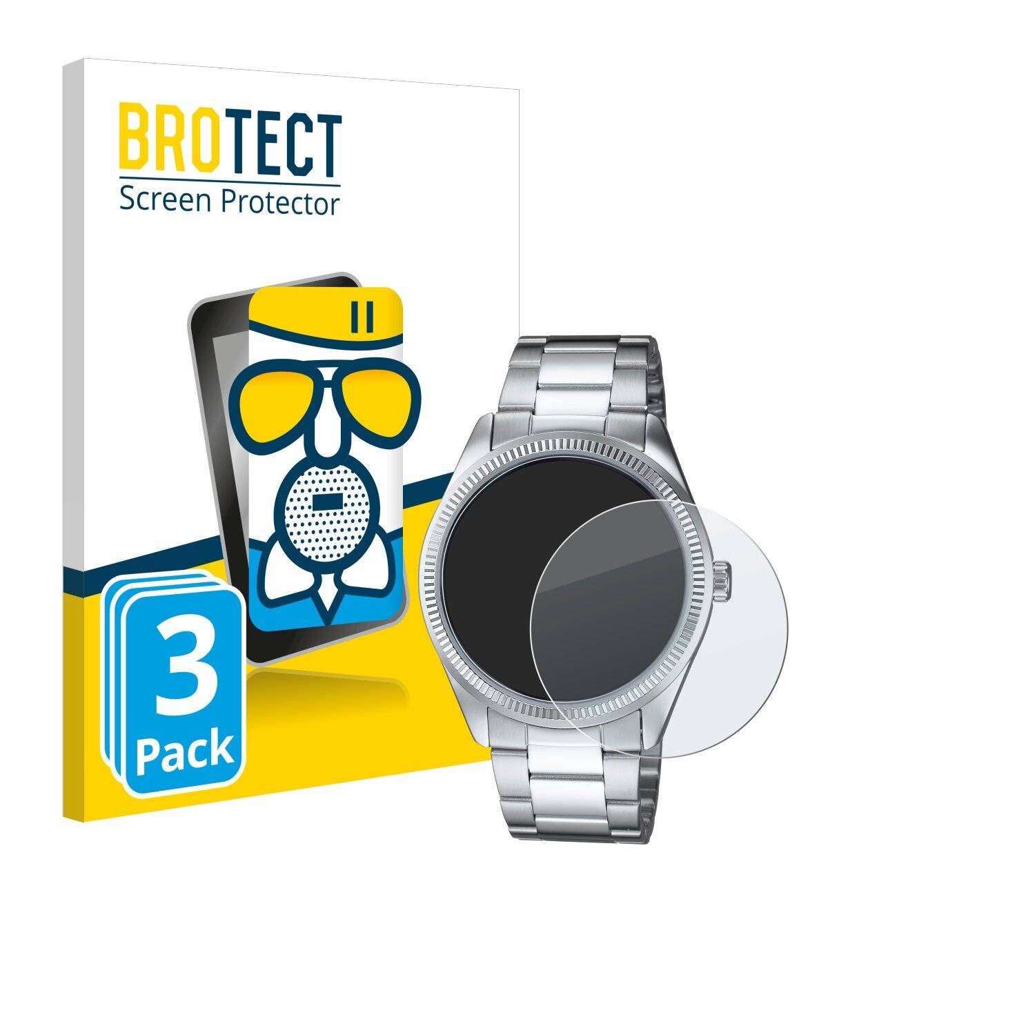 3x BROTECT AirGlass Matt Glas Panzer Folie für Casio