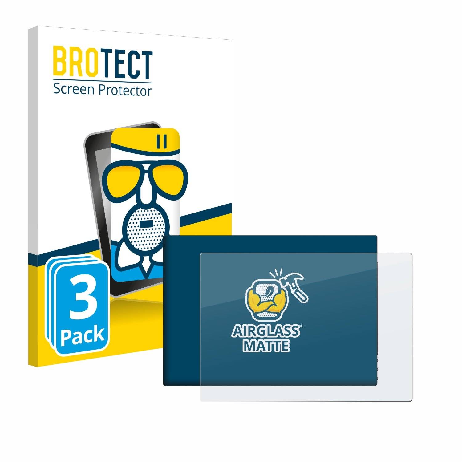 3x BROTECT AirGlass Matt Glas Panzer Folie für G-STORY