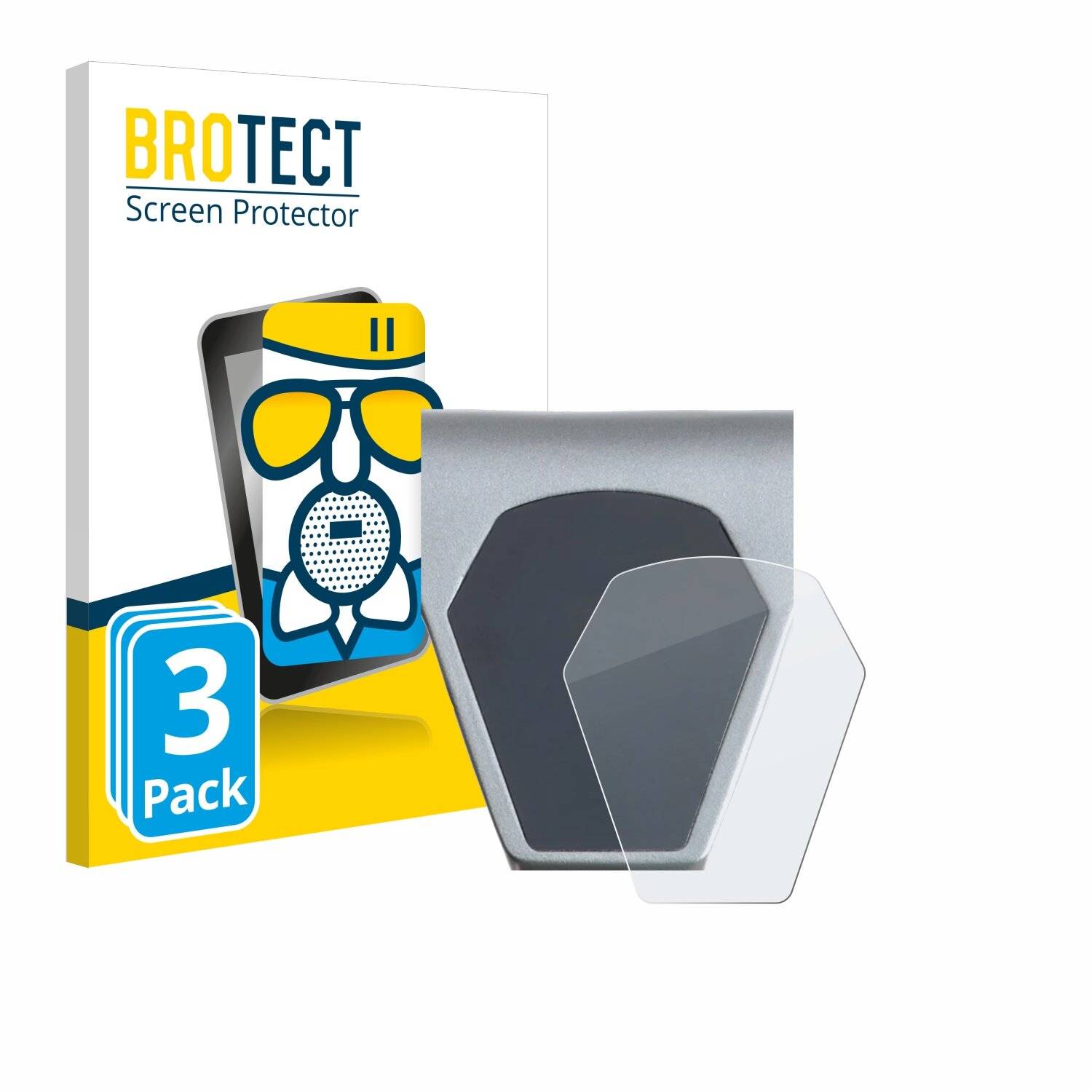 3x BROTECT AirGlass Matt Glas Panzer Folie für Epowerfun ePF-PULSE