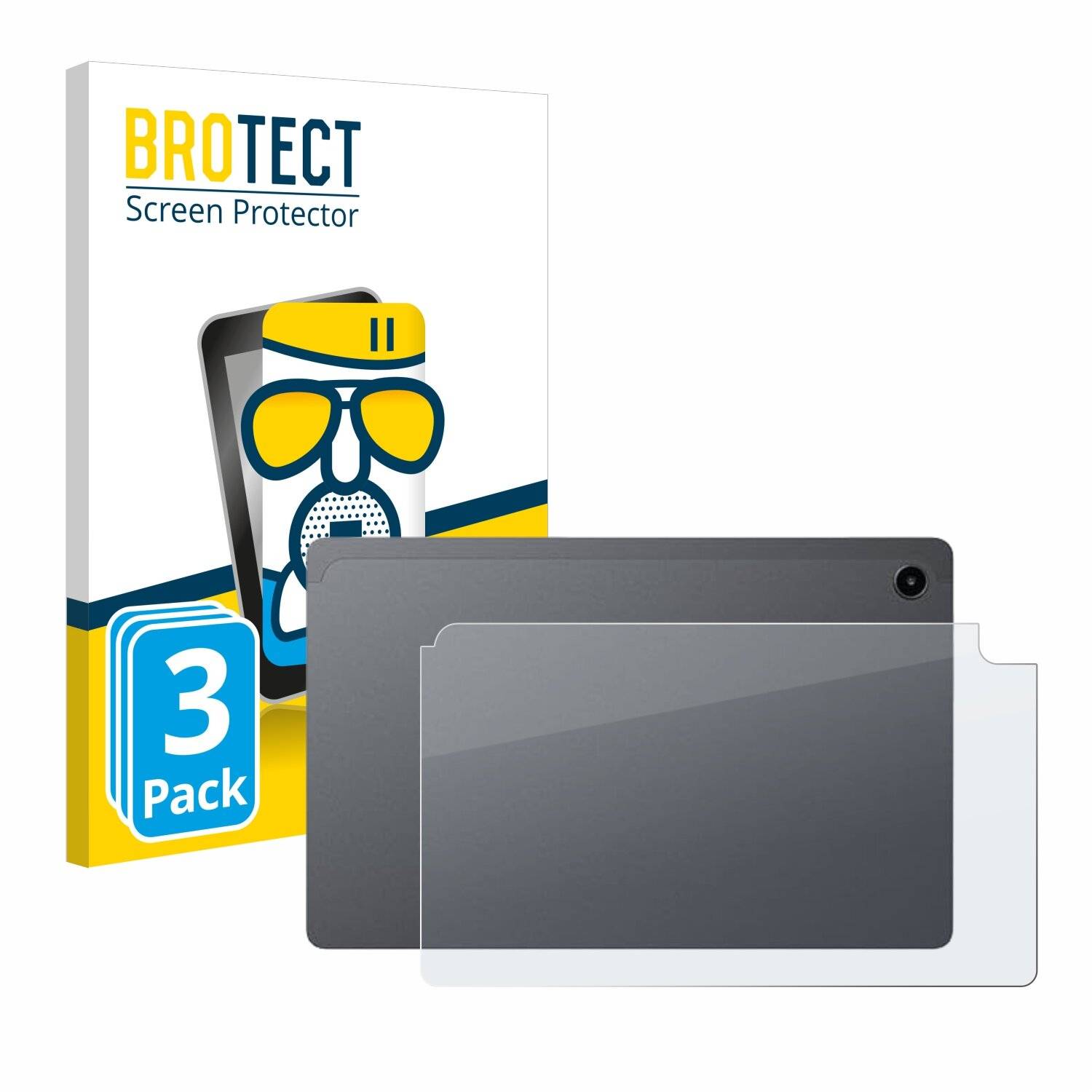 3x BROTECT AirGlass Matt Glas Panzer Folie für Alldocube iPlay 60 Mini Pro