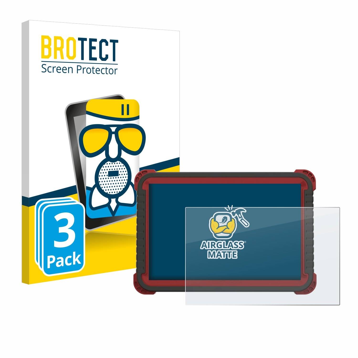 3x BROTECT AirGlass Matt Glas Panzer Folie für Thinktool Master