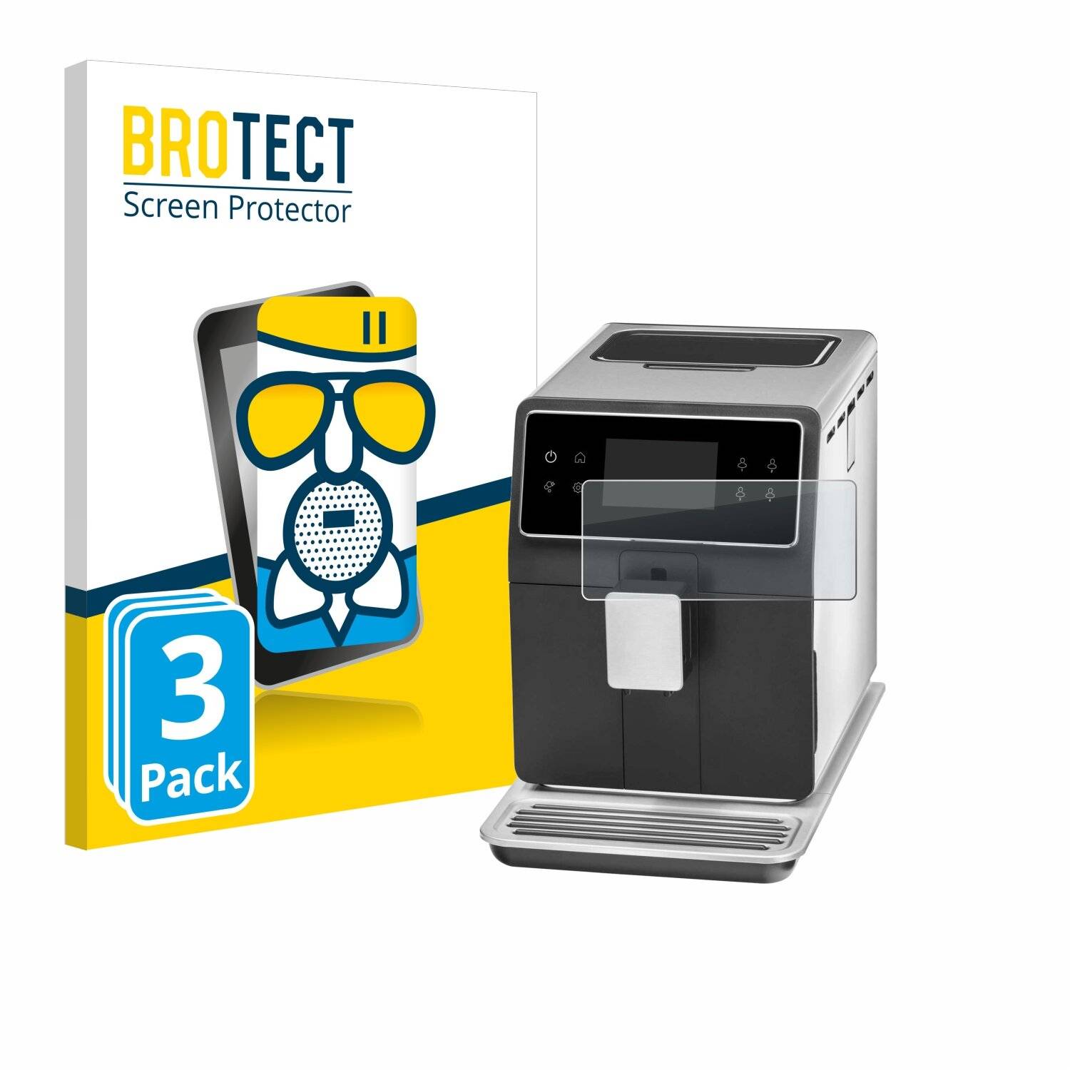 3x BROTECT AirGlass Matt Glas Panzer Folie für WMF Perfection