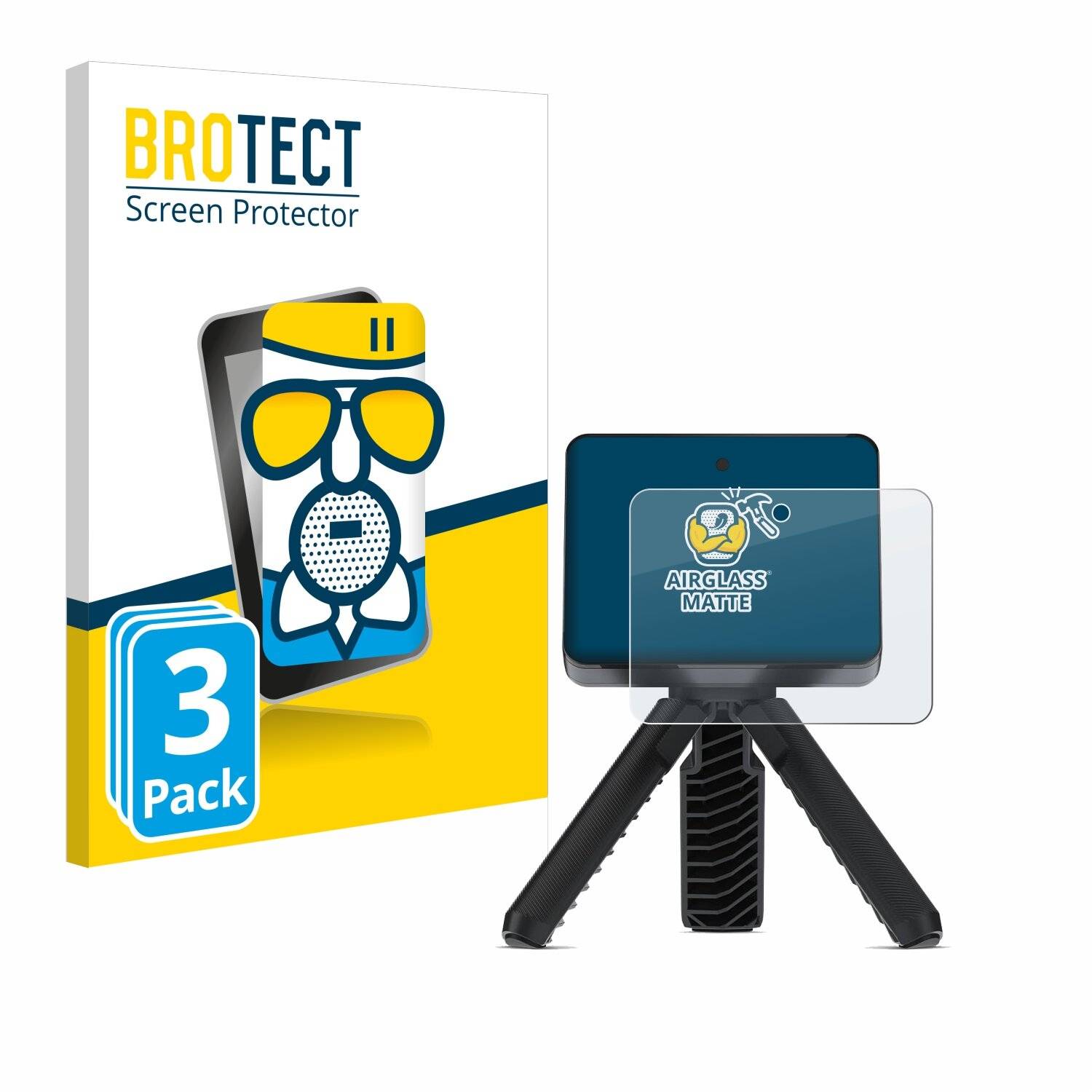 3x BROTECT AirGlass Matt Glas Panzer Folie für Garmin Approach