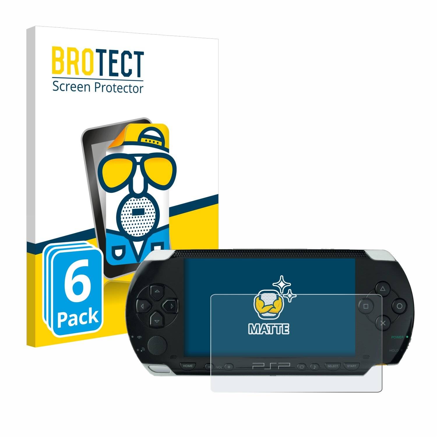 6x BROTECT Entspiegelungs-Folie für Sony PSP
