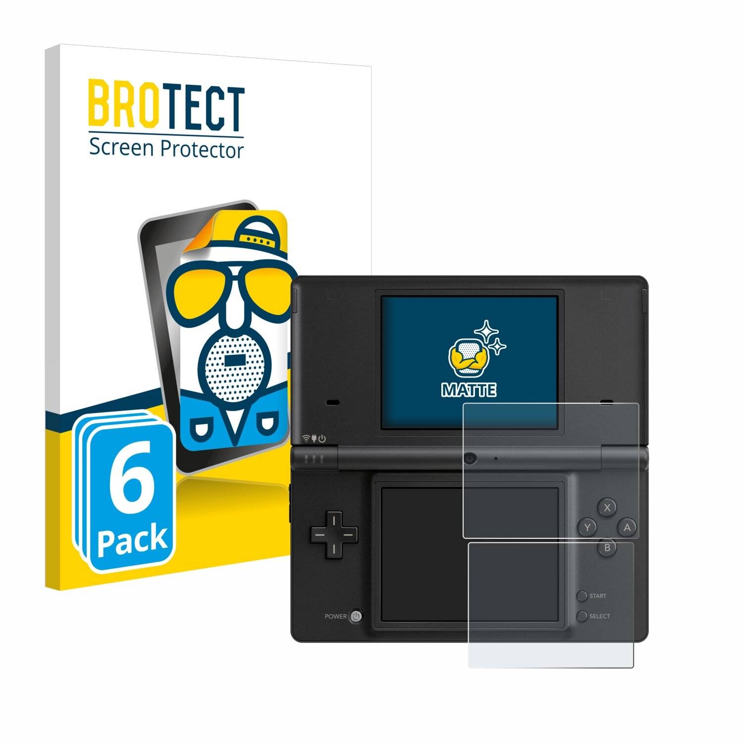 6x BROTECT Entspiegelungs-Folie für Nintendo