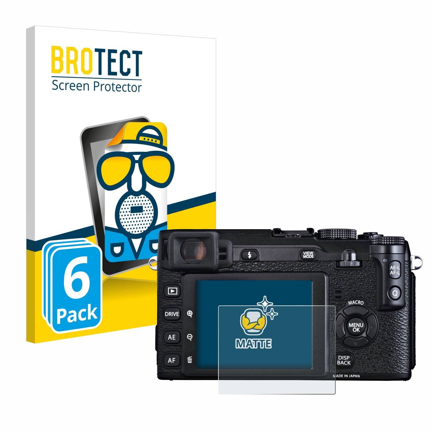 6x BROTECT Entspiegelungs-Folie für Fujifilm