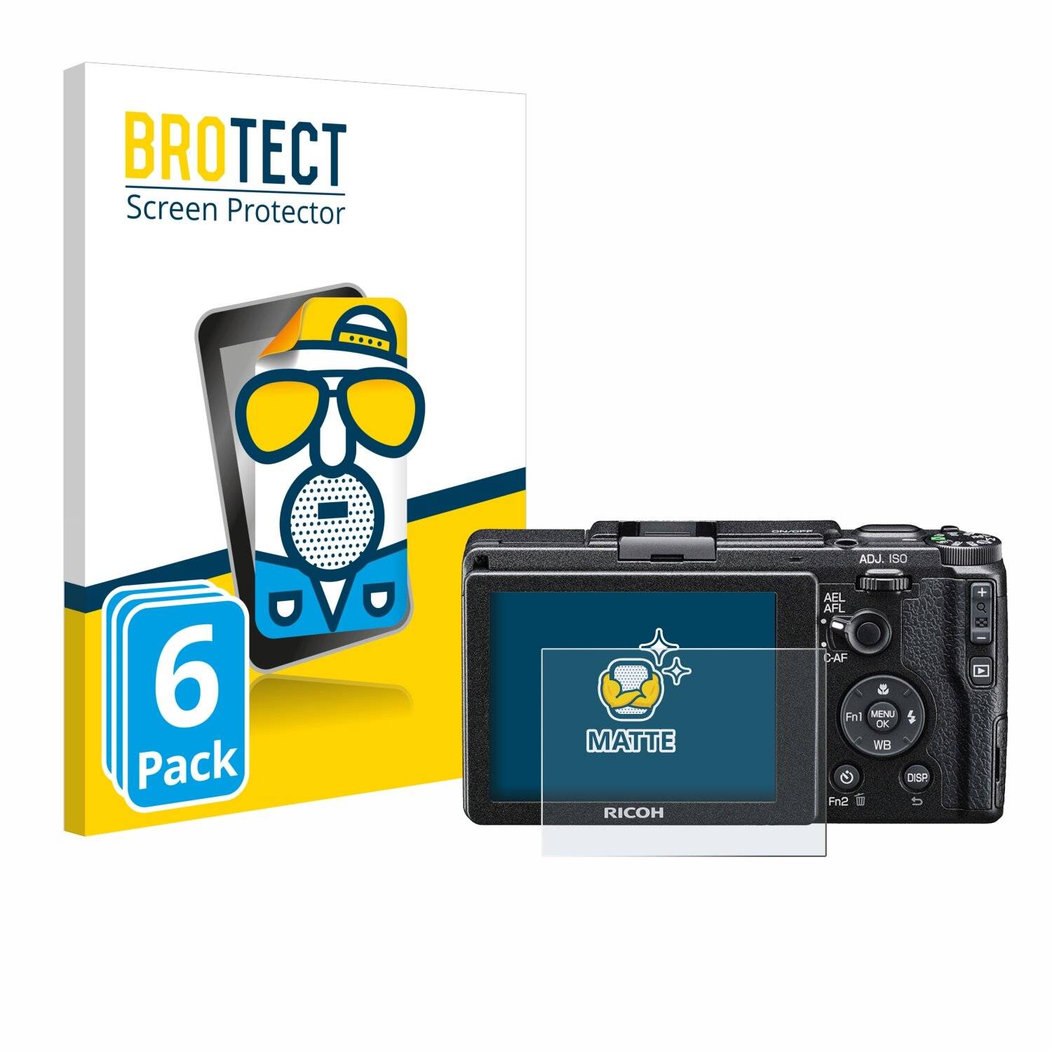 6x BROTECT Entspiegelungs-Folie für Ricoh GR II