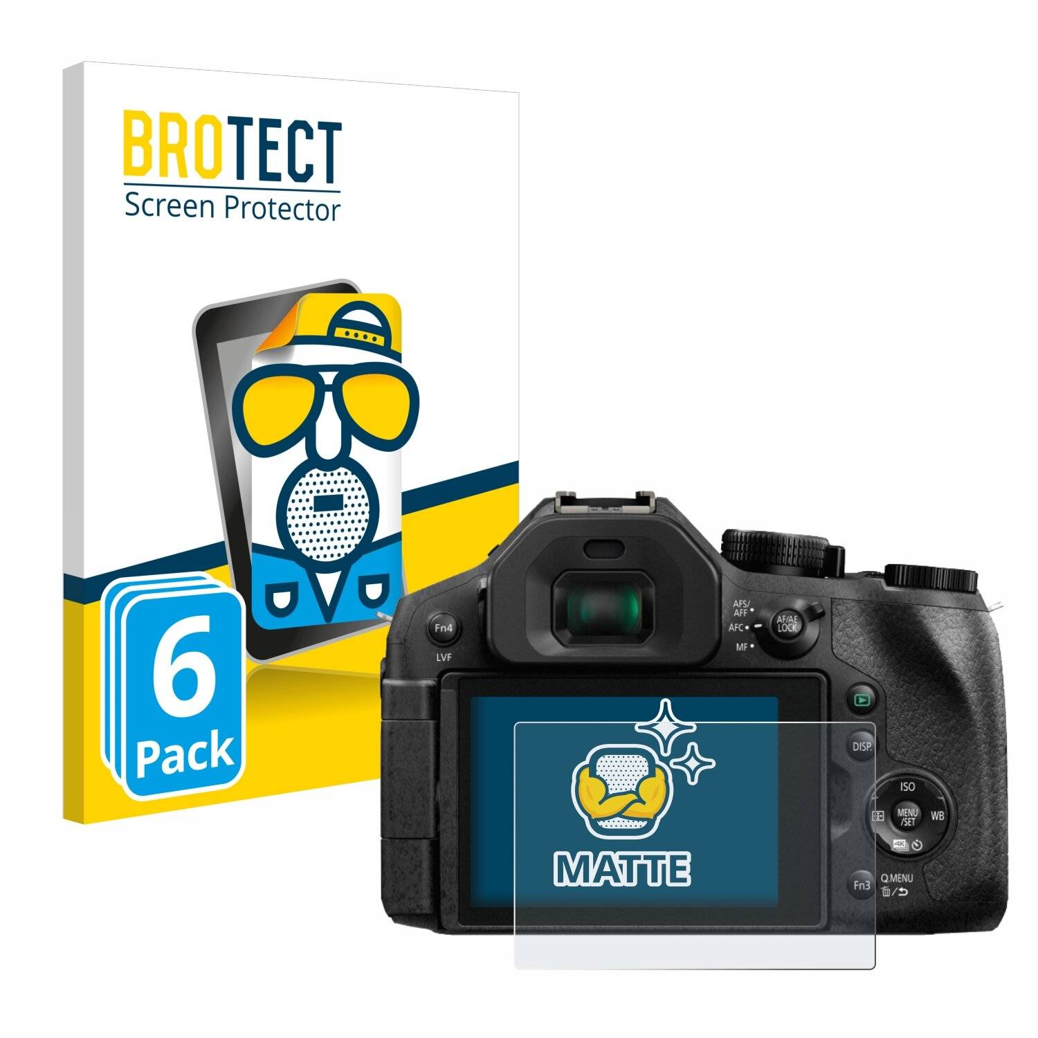 6x BROTECT Entspiegelungs-Folie für Panasonic Lumix