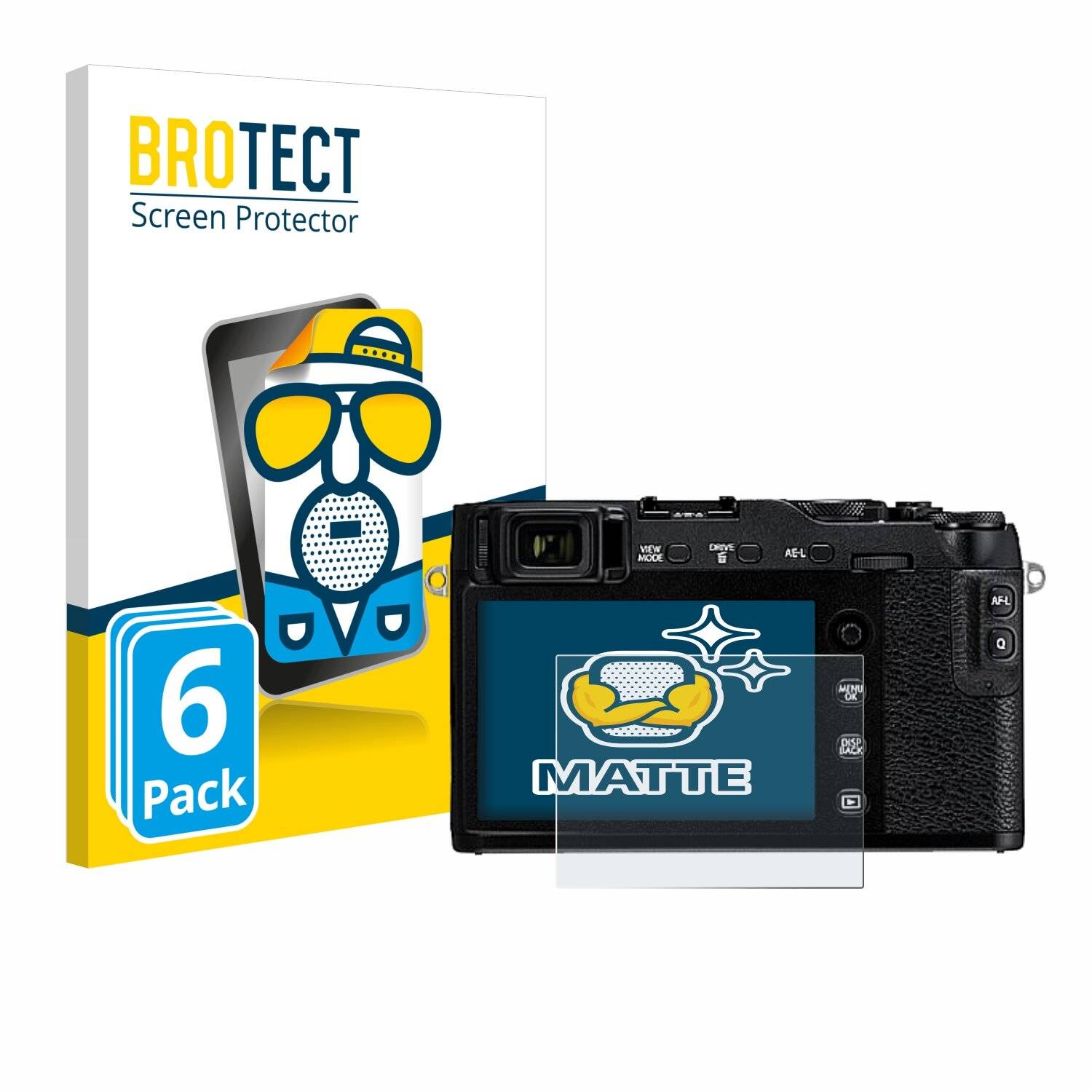 6x BROTECT Entspiegelungs-Folie für Fujifilm