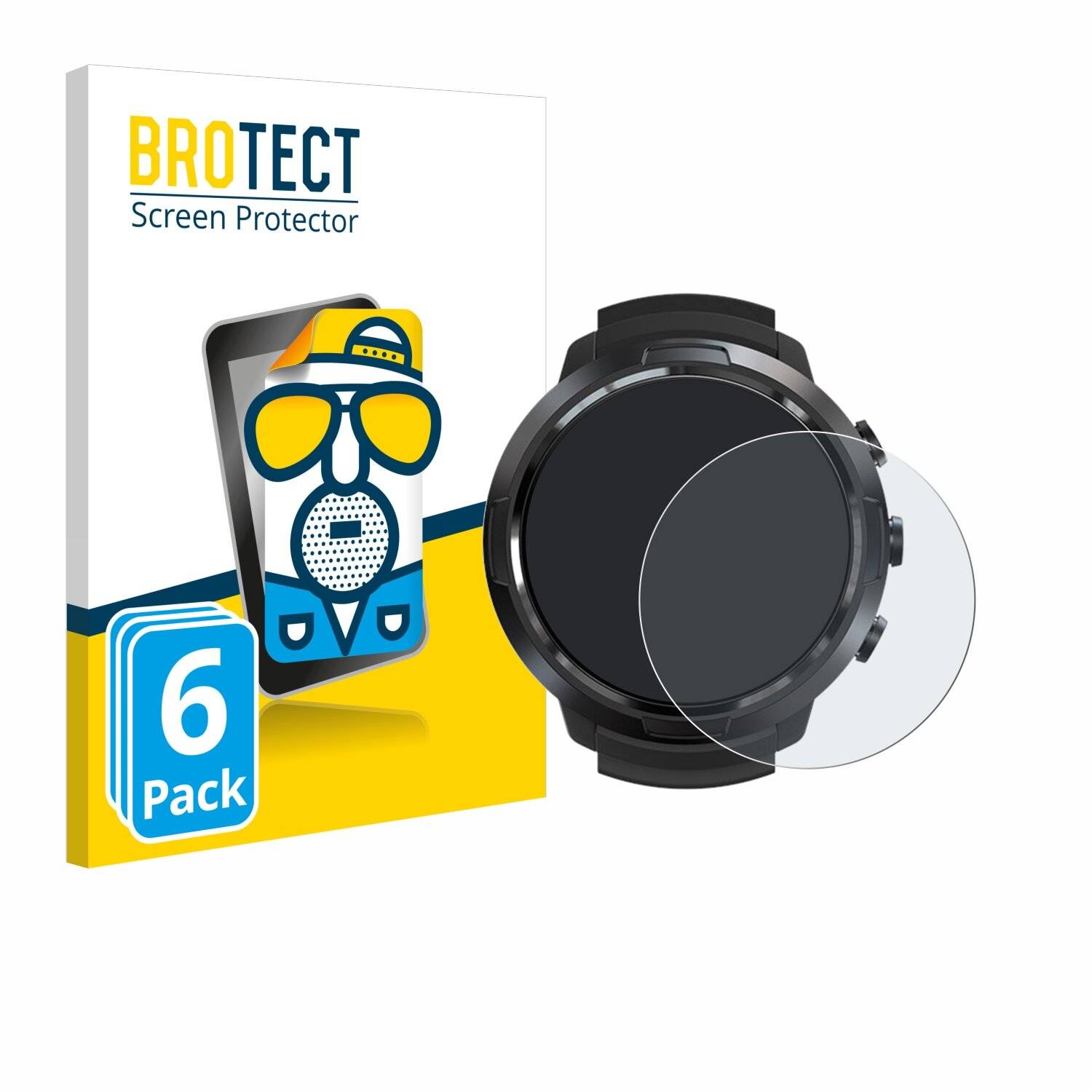6x BROTECT Entspiegelungs-Folie für Suunto