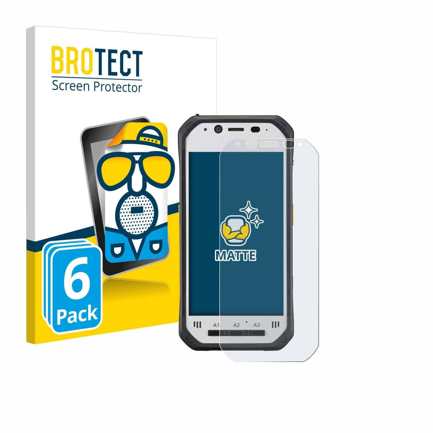 6x BROTECT Entspiegelungs-Folie für Panasonic Toughpad