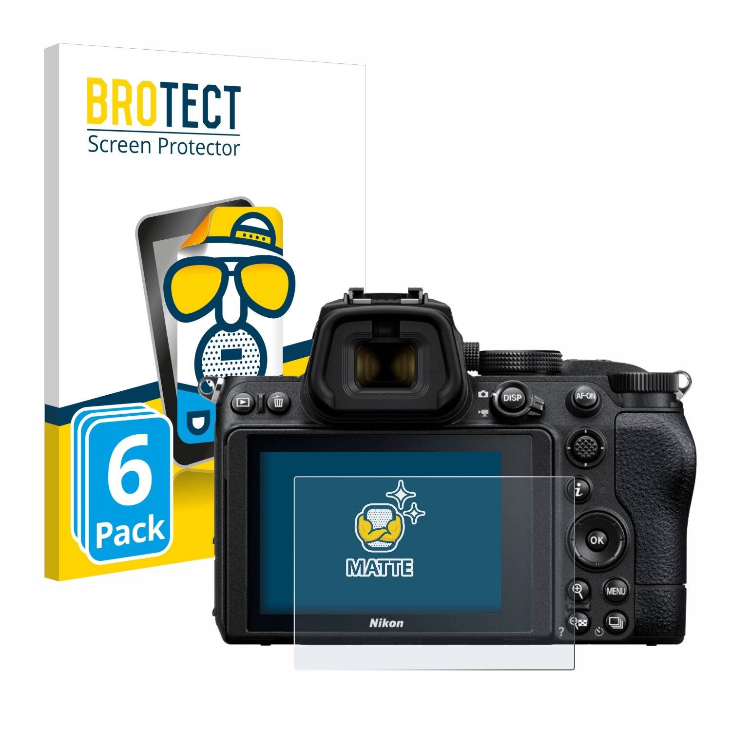 6x BROTECT Entspiegelungs-Folie für Nikon Z