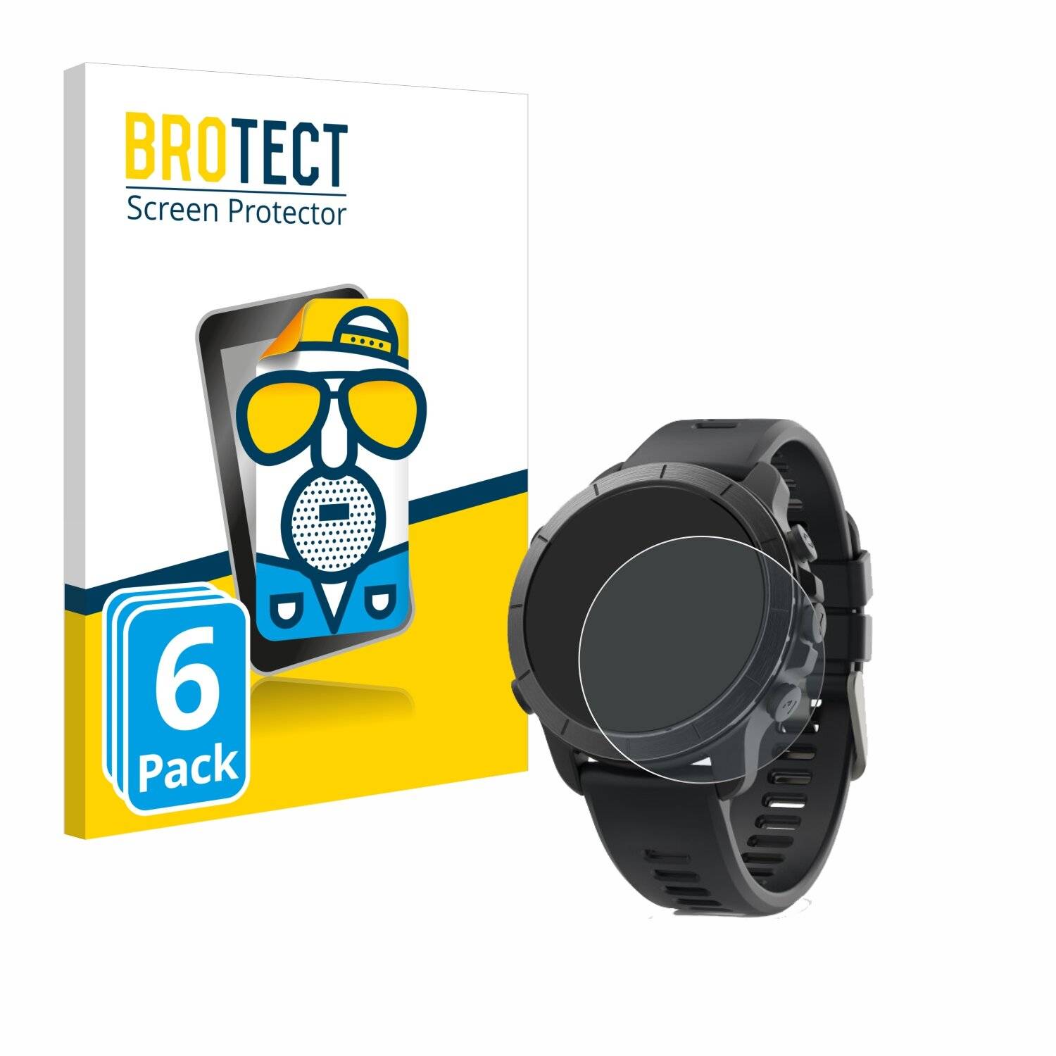 6x BROTECT Entspiegelungs-Folie für Wahoo Elemnt