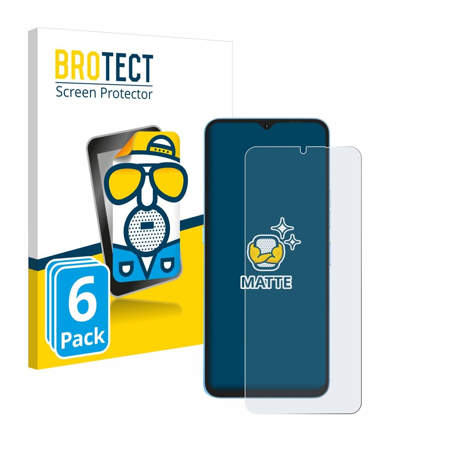 6x BROTECT Entspiegelungs-Folie für Umidigi